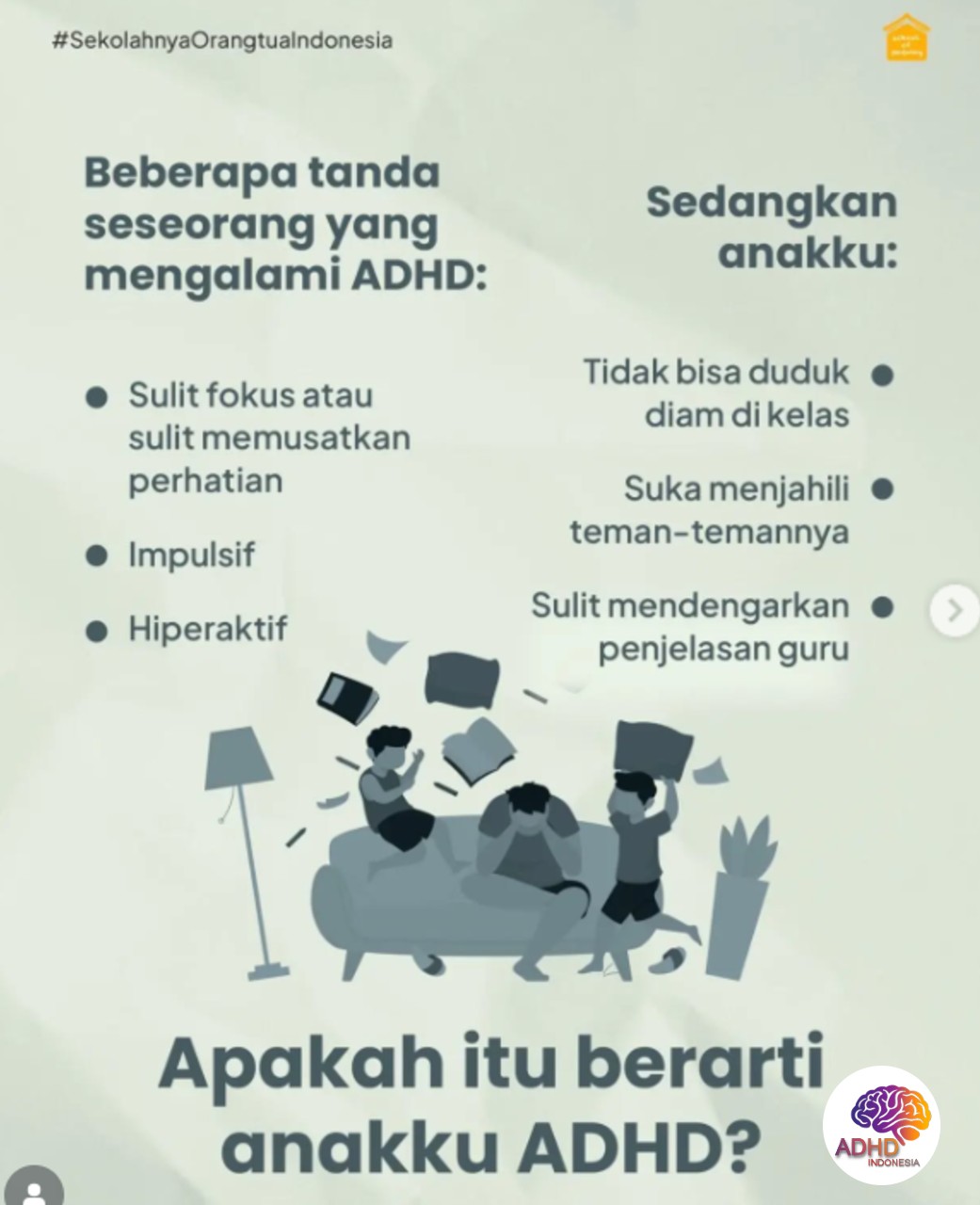 Ciri dan Gejala ADHD pada Anak Usia Dini di Provinsi Jambi