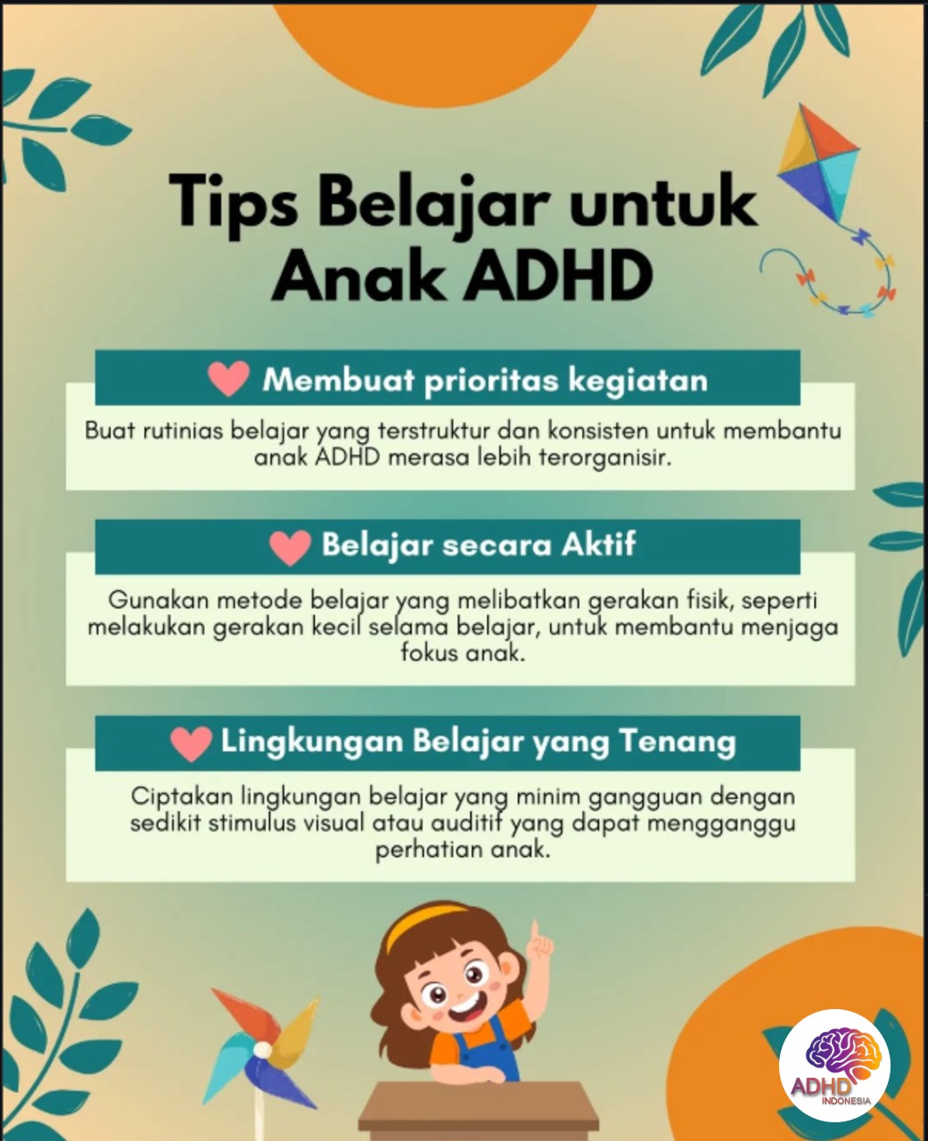 Strategi Belajar yang Cocok untuk Anak ADHD di Provinsi Jambi